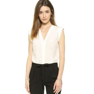 Silk Rebecca Taylor Combo Jumpsuit Size 4